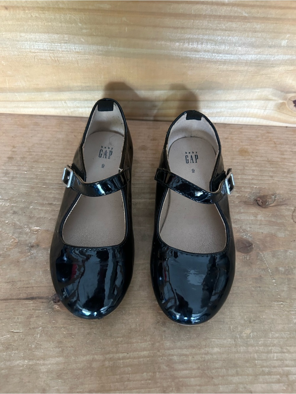 Girl GAP Black Patent Mary Jane Dress Shoes